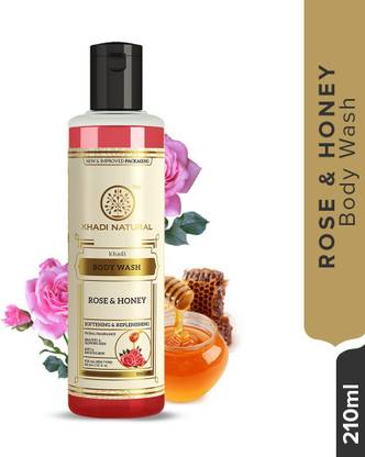 KHADI NATURAL Rose & Honey Body Wash