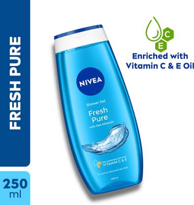 NIVEA Body Wash Fresh Pure Shower Gel Refreshing Aquatic Scent