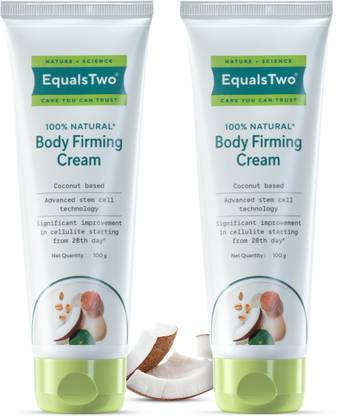EqualsTwo Body Firming Cream, Enriched with Vitamin C, Shea Butter, Logan Fruit, PH 5.5