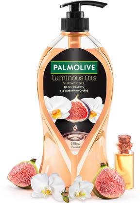 PALMOLIVE White Orchid & Fig Oil Luminous Oils Rejuvenating, Nourishing Body Wash