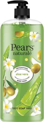Pears Naturale Detoxifying Aloe Vera Body Wash,Paraben Free Shower Gel