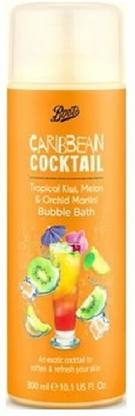 Boots Caribbean Cocktail Tropical Kiwi, Melon & Orchid Martini Bubble Bath 300 ML