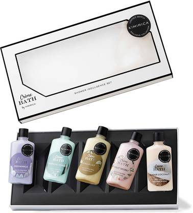 KIMIRICA Creme Bath Indulgence Gift Set, Luxury Gift Box for Men & Women, Vegan