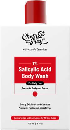Chemist at Play 1% Salicylic Acid Acne Control Body Wash | Controls Sebum Production