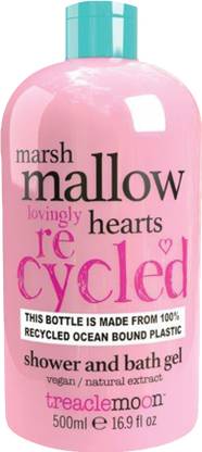 treaclemoon Marshmallow Heart Shower & Bath Gel with Natural Extract for All Skin Type