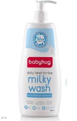 babyhug Gentle Cleaning & Moisturising Daily Head to Toe Milky Wash