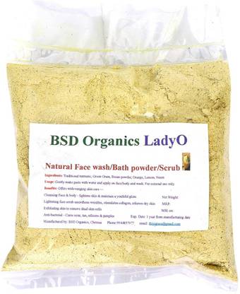 BSD Organics NaturZHerbal face wash/bath powder - 1 Kg