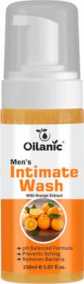 Oilanic Foaming Foam For Mens Intimate Wash ( With Orange Extract) Pack Of 1 (150ml)