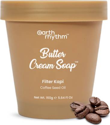 Earth Rhythm Filter Kapi Butter Cream Soap with Coffee Seed Oil, Shea Butter
