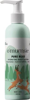 o'mumsie Baby Body Lotion: For Newborns & Toddlers, Highly Moisturizing & Soothing, 250ml