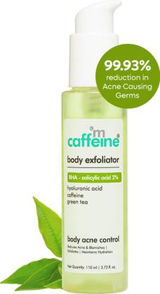 mCaffeine Body Scrub Exfoliator with BHA Salicylic acid- 2% & Green tea