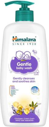 HIMALAYA Gentle Baby Wash With Chickpea & Green Gram For Gentle Cleanless and Smooth Skin