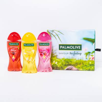 PALMOLIVE Aroma Forever Happy, Alluring Love, Sweet Delight Bodywash (250ml x 3pcs)