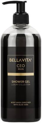 BELLAVITA CEO MAN Body Wash|With Woody & Citrus Notes, helps in hydrating Skin|