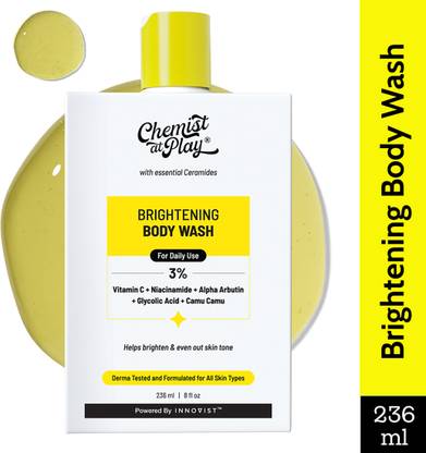 Chemist at Play Brightening Body Wash - 3% Vitamin C + Niacinamide| Shower Gel for Women & Men