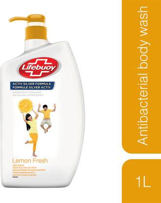 LIFEBUOY Bodywash 1Ltr, LEMON FRESH| Ultimate Germ Protection with Refreshing Lemon Burst