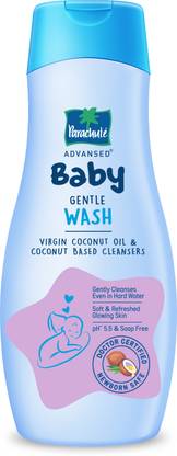 Parachute Advansed Baby Gentle Wash for New Born, Enriched with Virgin Coconut Oil