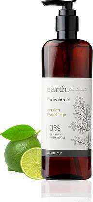 KIMIRICA Earth Persian Lime Hydrating & Moisturizing Shower Gel 100% Vegan & Paraben Free