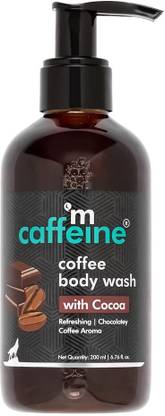 mCaffeine Coffee Cocoa Body Wash for D Tan, Get Glowing Skin & Refreshing Fragrance