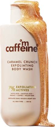 mCaffeine 1% Salicylic Acid Exfoliating Body Wash | Reduces Body Acne | For Men & Women
