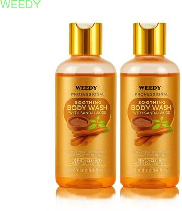WEEDY Sandalwood & Neem Body Wash Set | 2 Bottles
