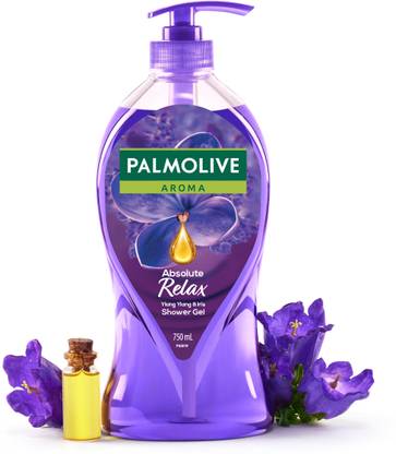 PALMOLIVE Iris & Ylang Ylang Essential Oil Aroma Absolute Relax, Moisturizing Body Wash
