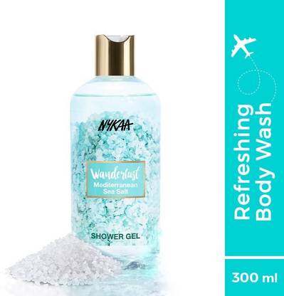 NYKAA Wanderlust Mediterranean Sea Salt Shower Gel 300ml
