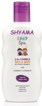 SHYAMA BABY SPA 2 IN 1 BUBBLE BATH & WASH NO TEARS WITH VITAMIN E