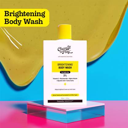 Chemist at Play Brightening Body Wash - 3% Vitamin C + Niacinamide| Shower Gel for Women & Men