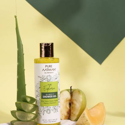 pure aatman Pure Euphoria Bubbly Shower Gel enriched with aloevera 200ml