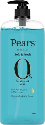 Pears Soft & Fresh Shower Gel, Super Saver XL Pump Bottle, Paraben free