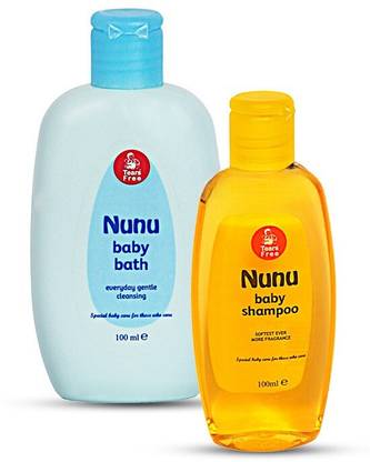 Nunu Baby shampoo and Baby body wash