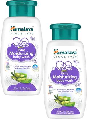 HIMALAYA EXTRA MOISTURIZING BABY WASH 200ML ( Pack of 2 )