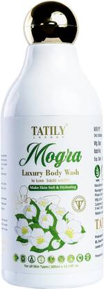 TATILY LONDON Mogra Bodywash Powered by Botnica for Glycerin & Mogra Water Shower Gel - 300ml
