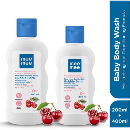 MeeMee Gentle baby Bubble bath with cherry extracts,dermatological tested