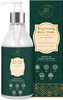 Bio Blessings Donkey milk & Alpha Arbutin Brightening Body Wash | Fragrance Free & Colour Free