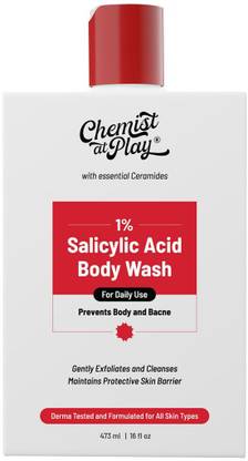 Chemist at Play 1% Salicylic Acid Acne Control Body Wash | Controls Sebum Production
