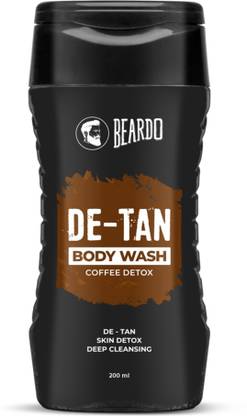 BEARDO De-Tan Body Wash for Men, with Coffee & Aloe Extracts, refreshing Fragrance