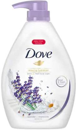 DOVE Relaxing Body Wash Pump Calms & Comforts Skin Lavender Oil & Chamomile