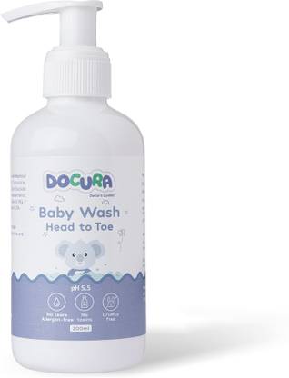 DOCURA Baby Wash Head to Toe Moisturizing Body Wash Cruelty & Tear-Free