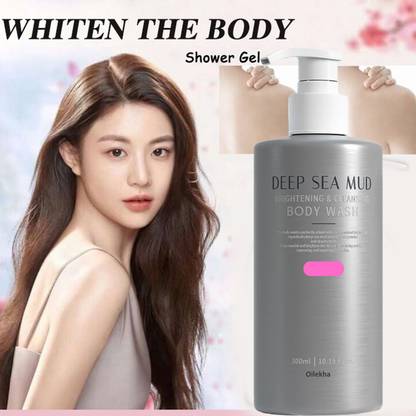 Oilekha Japan Deep Sea Mud Goat Milk Whitening Shower Gel