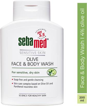 Sebamed Olive Face & Body Wash | pH 5.5 | Mild for sensitive, dry skin |