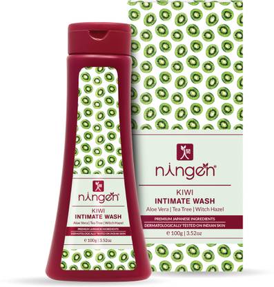 Ningen Kiwi Intimate Wash Pregnancy Safe, Irritation Free, Odor, pH balanced formula
