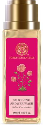 Forest Essentials Silkening Shower Wash Indian Rose Absolute Natural Body Wash