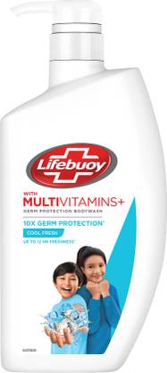LIFEBUOY Body Wash Coolfresh 1l | An Antibacterial Body Wash | Long-Lasting Freshness