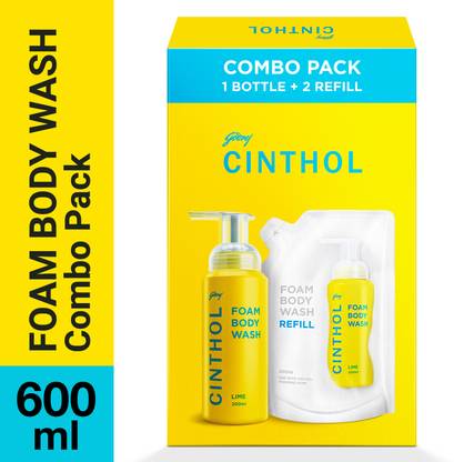 CINTHOL Lime Foam Body Wash - Combi Pack