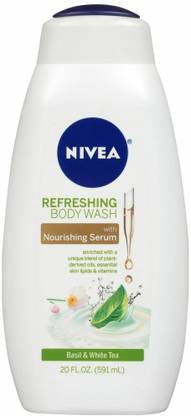 NIVEA Refreshing Basil & White Tea Body Wash