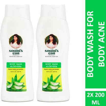 The Soumi's Can Product BODY WASH ALOEVERA (PACK OF 2)