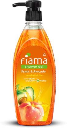 FIAMA Peach & Avocado Body Wash Shower Gel, Moisturized Skin & Radiant Glow