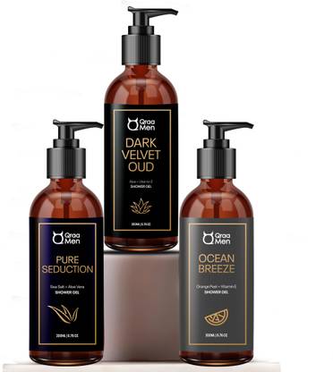 Qraa Luxurious Shower Gel |With Long Lasting Fragrance |Calming&Relaxing Fragrance